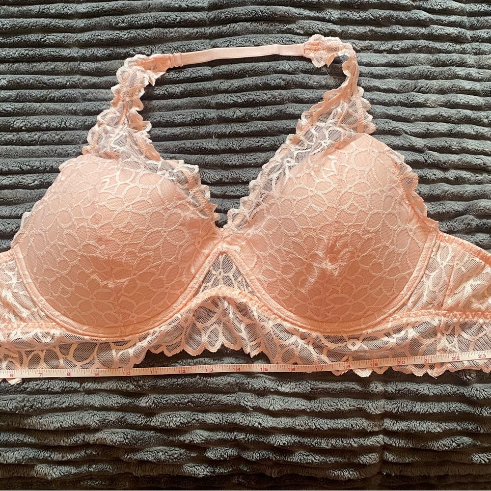 Victoria’s Secret PINK lace bralette adjustable halter neck L (DD)